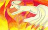 Ninetales: Ninetales in the fire